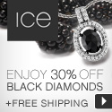 Ice Black Diamond Event - Enjoy 30% off Glamorous Black Diamond Jewelry + Free Shipping!